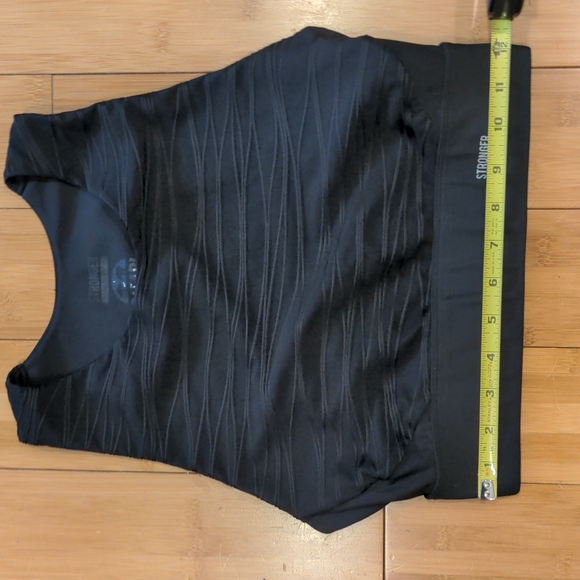 Stronger High Neck Sports Bra Crop Top - Picture 4 of 6